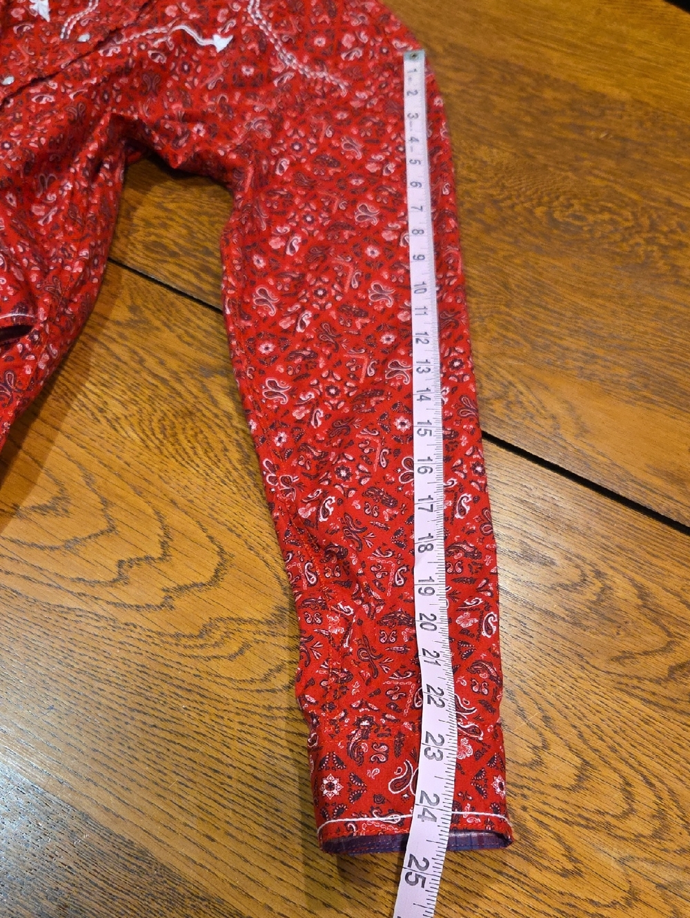 Panhandle Slim Rough Stock Women's Bandana Print  Western Shirt Size Large - Picture 6 of 10